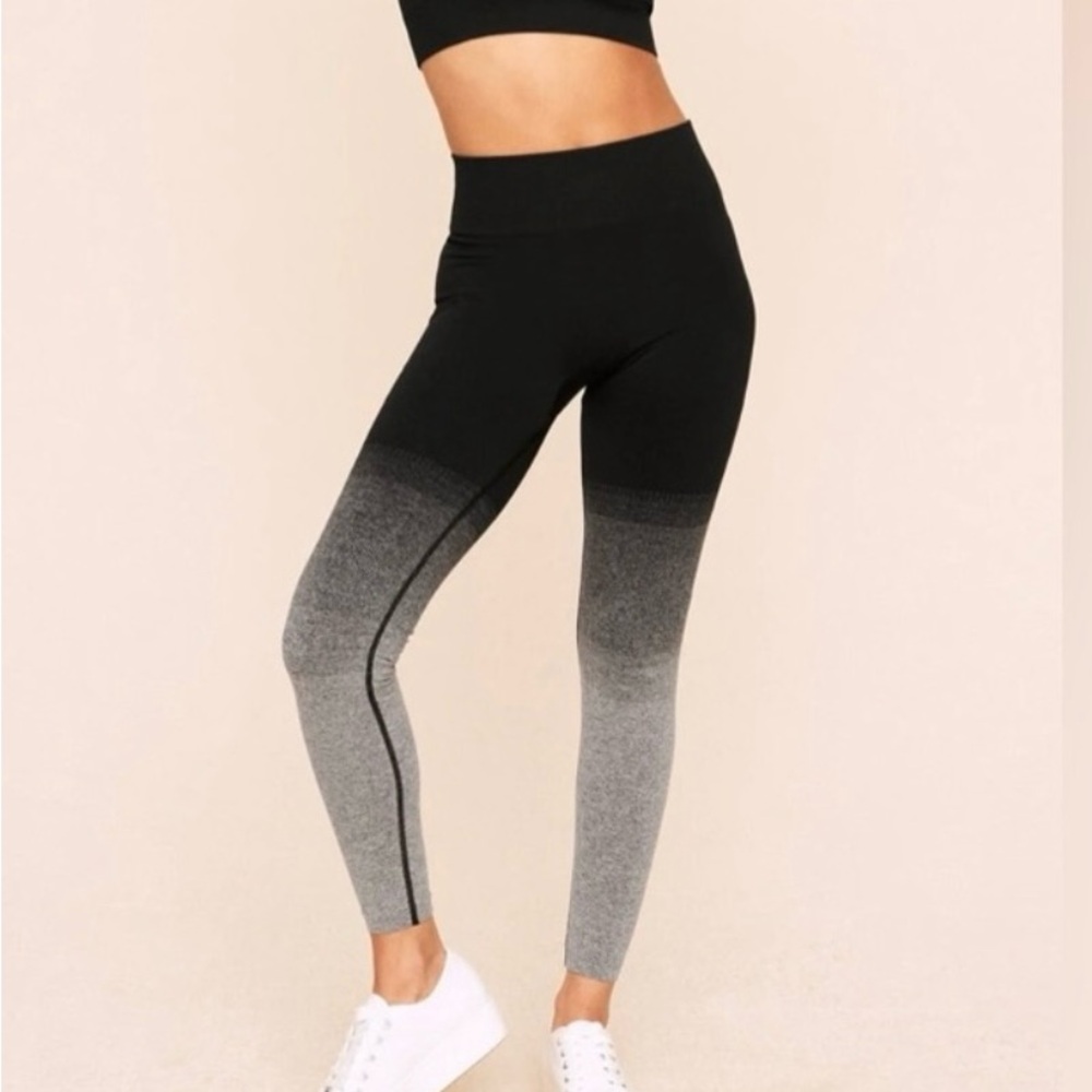 GYMSHARK Adapt Ombré Seamless Workout Sculpting Leggings Sz Small